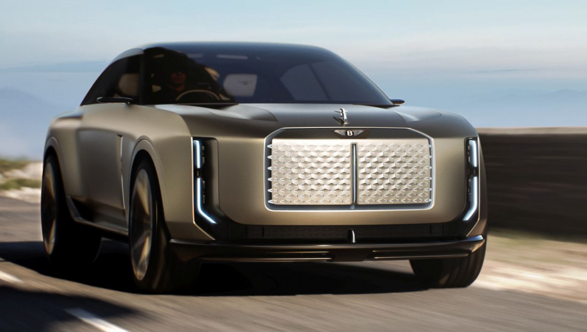 3人乗りのベントレーEXP 15: 未来への視点 - 新スタイルのコンセプトカー