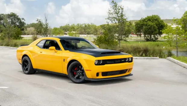 Rare Yellow Jacket Dodge Demon Sells in Florida for $122,000, Far Above Original Sticker Price