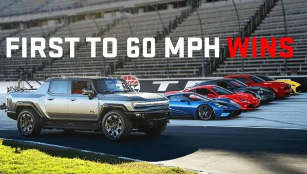No One Saw This Coming: Three-Ton Hummer EV Outsprints Ferrari and Porsche