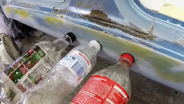 Removing Dents With a Plastic Bottle