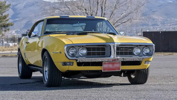 Restomod 1968 Pontiac Firebird Featuring Corvette-Derived 350 V8 Heads Set for Auction