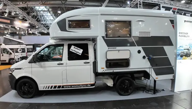 These Rigs From Tischer Take the VW Transporter, Cut It in Half, and Turn It Into a Full-Blown Camper