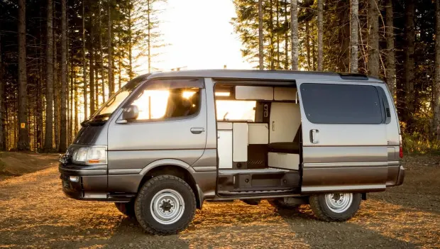 $27K Toyota HiAce Camper Conversion Offers Smart Design and Practical Features
