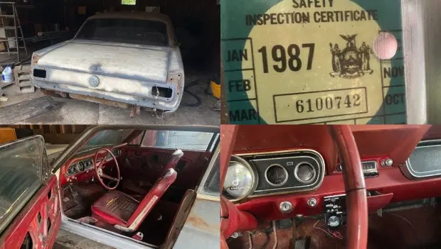 Classic 1966 Mustang Discovered After 38 Years in Garage, Now up for Sale