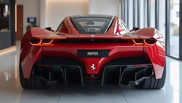 Ferrari Reveals the Interior of Its First Fully Electric Model, Luce - Photo