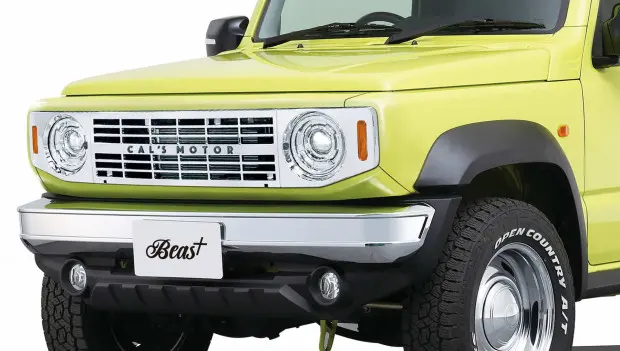 Suzuki Jimny Gets a Retro Makeover as Alpine Style Unveils New Beas Package With Round Headlights