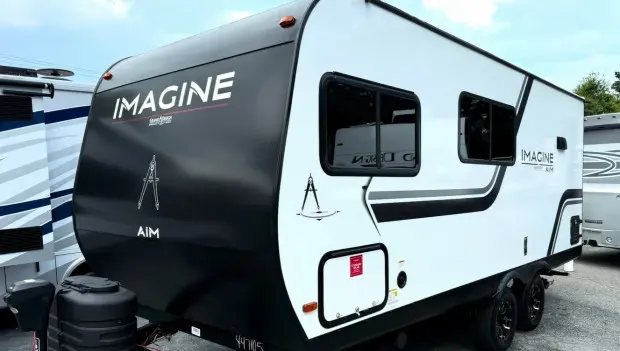 Meet the 2027 Grand Design Imagine AIM 19MLA, a Compact Travel Trailer Built for Two