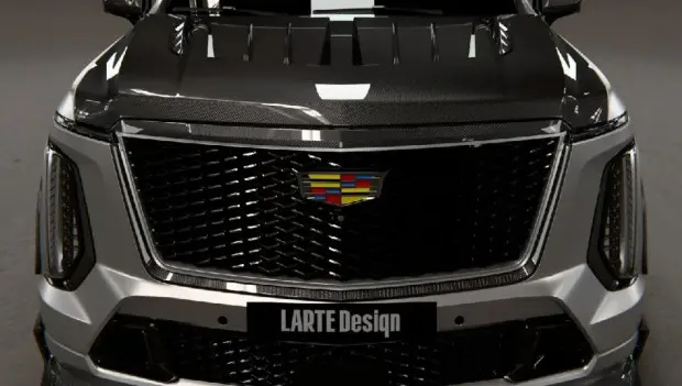 Burgundy Giant: A Custom Body Kit for the Cadillac Escalade