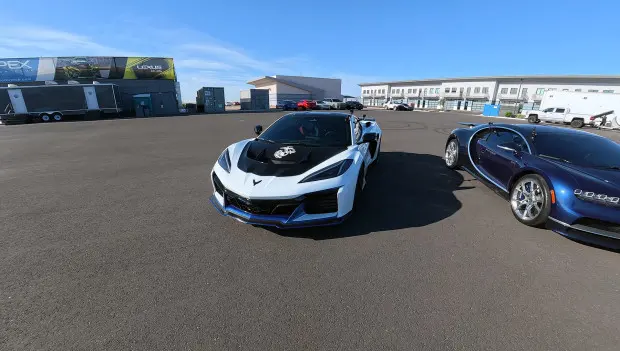 $209,000 Corvette ZR1X Beats a Bugatti Chiron Twice in Arizona