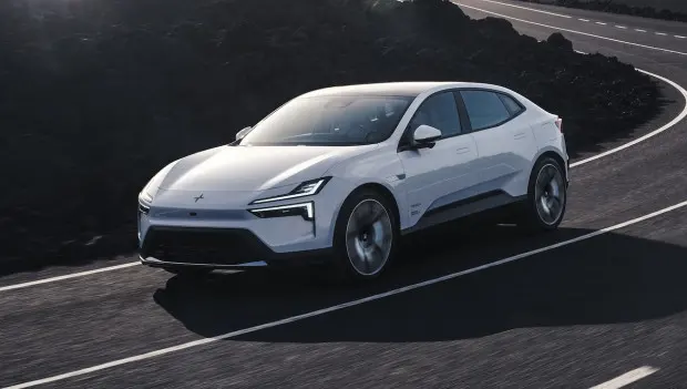 Csatlakoztassa a Polestar 4-et egy 200 kW-os töltőhöz, és 30 perc alatt 80 százalékra töltheti