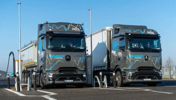 Mercedes-Benz Tests Megawatt Charging for Electric Trucks in Real-World Conditions