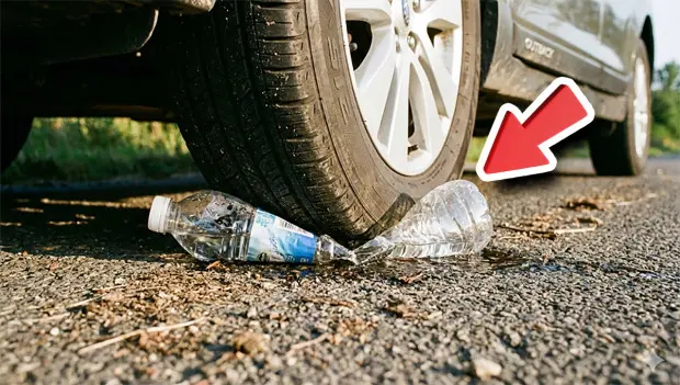 Bottle Under the Tire: The New Roadside Scam Targeting Drivers