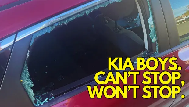 Kia Boys Hit Two Cars Overnight, Steal One Vehicle and Trash Another in Pennsylvania