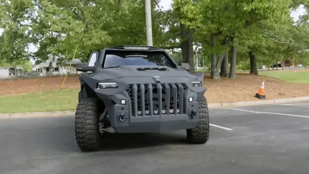Shaquille O'Neal Transforms His Apocalypse 6x6 into a Glowing Armored Monster
