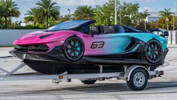 Lamborghini-Style Speedboat Sells in the U.S.