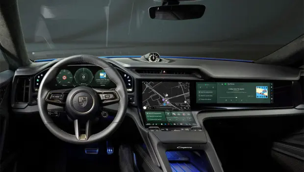 A Car That’s Practically a TV: New Porsche Cayenne fitted with brand's biggest screens yet