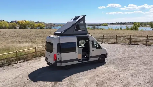 Family Camper Built on a Sprinter 144 Packs Compact Size With Surprisingly Generous Sleeping Space