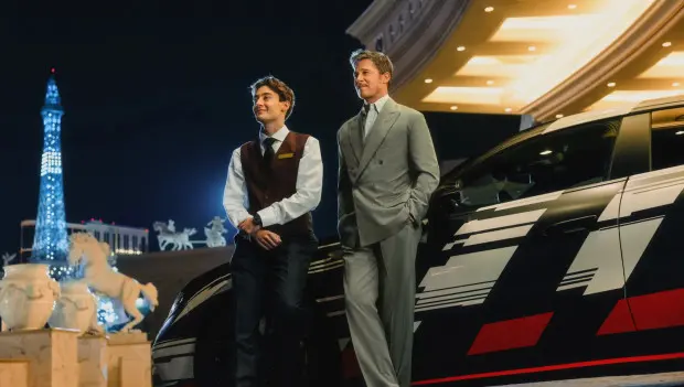 Brad Pitt and George Russell Showcase the Latest Mercedes-AMG Prototype