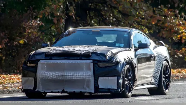 Ford Is Cooking Up a Super-Mustang: GT500 Successor With New Engine and Wild Design Spotted Testing