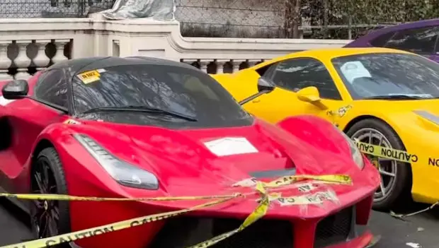 Ultra-Expensive and Rare Ferrari LaFerrari Seized From Smugglers Is Rusting Away in Customs Lot