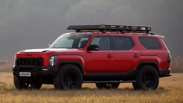 Kia Tasman SUV Sends Toyota 4Runner Vibes in Fantasy Land