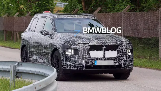 Prototype of the 2027 BMW X7 Spotted in Testing — The SUV Is Getting Automatic Doors