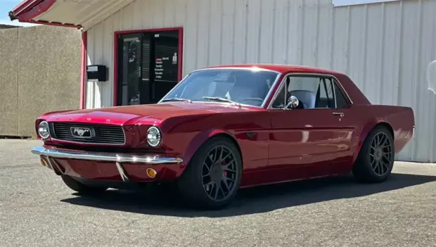 Classic Ford Mustang Turned Into EV With Tesla Autopilot