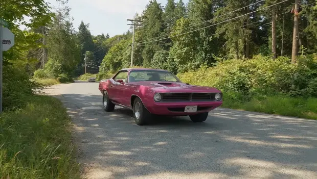 Canadian Bought a Moulin Rouge ’Cuda 40 Years Ago, Restored It, and Still Burns Rubber