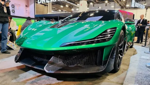 1,876 Horsepower and 0–62 mph in Just 1.8 Seconds: Another Chinese Supercar Debuts in Las Vegas—from a Maker of Vacuums and Hair Dryers