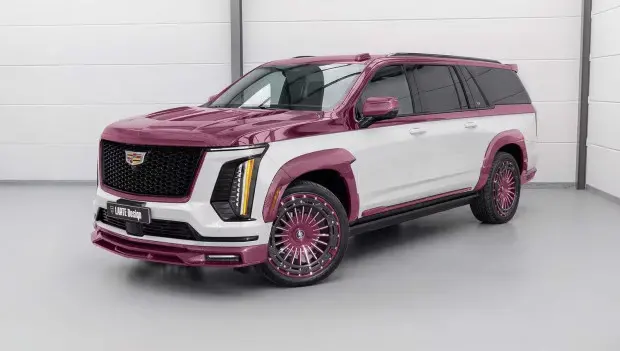 Pink Carbon: Larte Design Turns the Escalade Into Eye Candy
