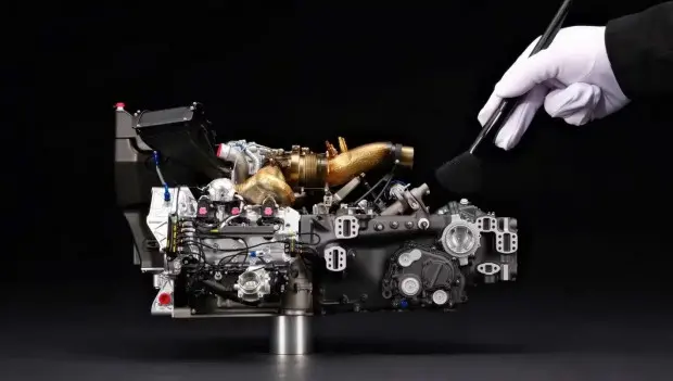Ferrari 499P's 1:8-Scale Engine Replica Debuts With Incredible Detail