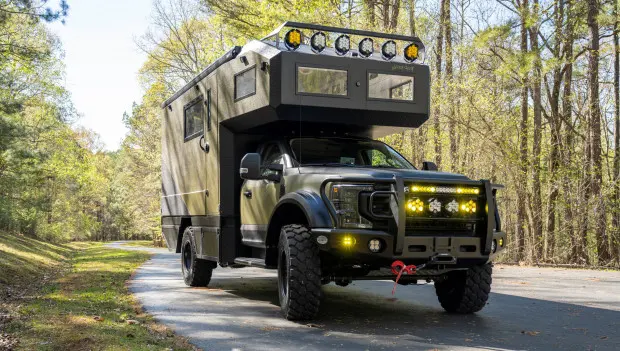 This Custom Ford F-550 Overland Rig Was Built to Conquer the World in Comfort