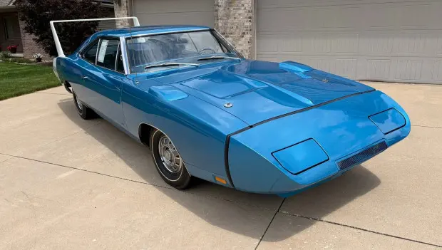 Impounded 9 Years, Rescued, and Restored, 1969 Dodge Charger Daytona Fails To Sell at $355K
