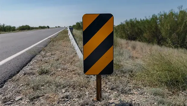 You've Seen These Black-and-Yellow Road Markers—But Do You Know What They Really Mean?