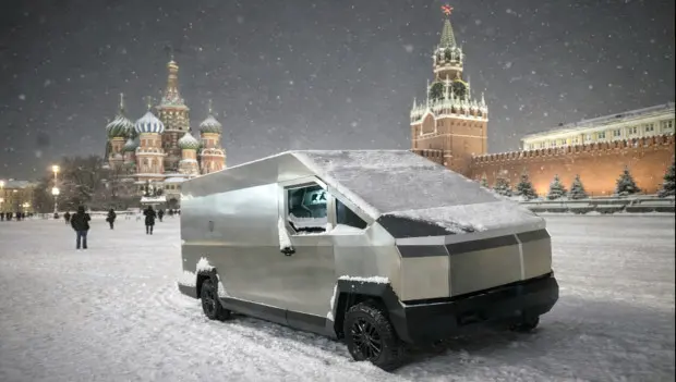 Russia Has Built Its Own Cybertruck — Well… Every Country Gets the Vehicles It Deserves