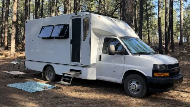 Chevrolet Express Unicell Conversion Combines Tiny-Home Comfort With a 23-Foot Mobile Layout