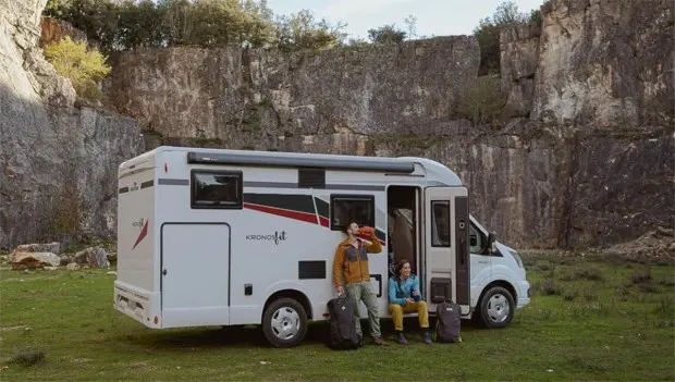 New Kronos Fit 235 TL Is a Tiny Motorhome With a Drop-Down Bed and Motorcycle Carrier