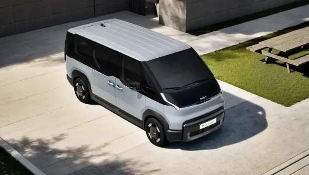 Kia PV5 Electric Van Spotted Testing on U.S. Roads
