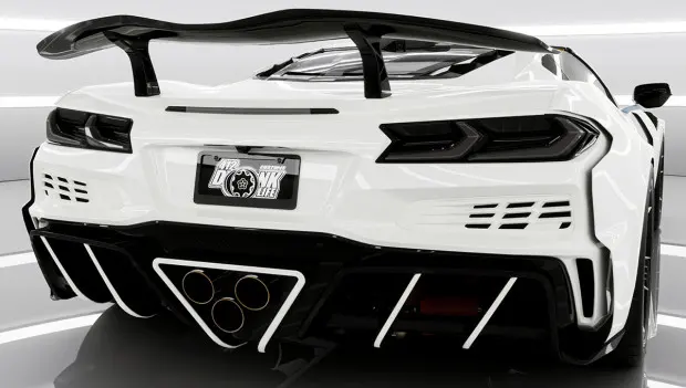 1990s-Inspired Chevrolet Corvette Z06 C8 Render Shows an Unusual Take on the Iconic Sports Car