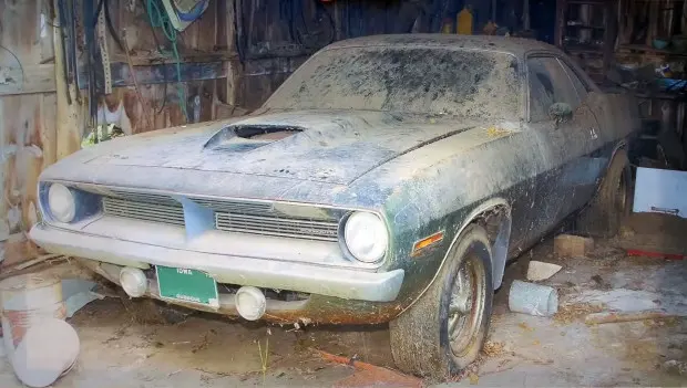 Man Bought an AAR ‘Cuda in 1973, Raced It Hard, Parked It for 20 Years, and a Fire Saved It