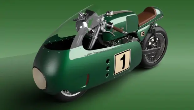 Ciulator Unveiled: 1950s-Style Café Racer Motorcycle