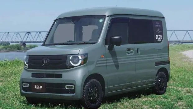 A four-person camper made from a tiny Honda — it’s real