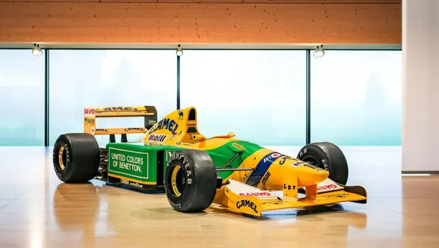 Michael Schumacher’s First Winning Formula 1 Car With a Ford Engine Is Heading to Auction