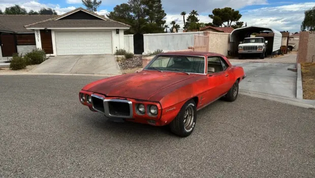 This 1969 Pontiac Firebird Has Sat for Years—But Its Original Paint and Running V8 Survived