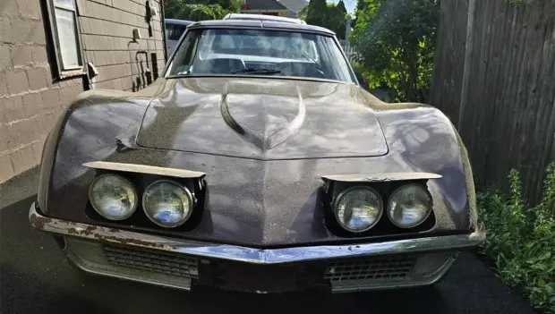 Bordering on classic: 1971 Chevrolet Corvette, a restoration project. It's in solid shape for being 54 years old