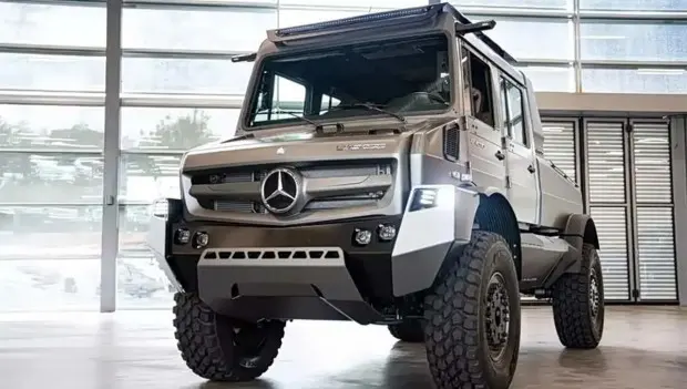 Mercedes-Benz Turns the Unimog into a Massive Yet Ultra-Luxurious Pickup