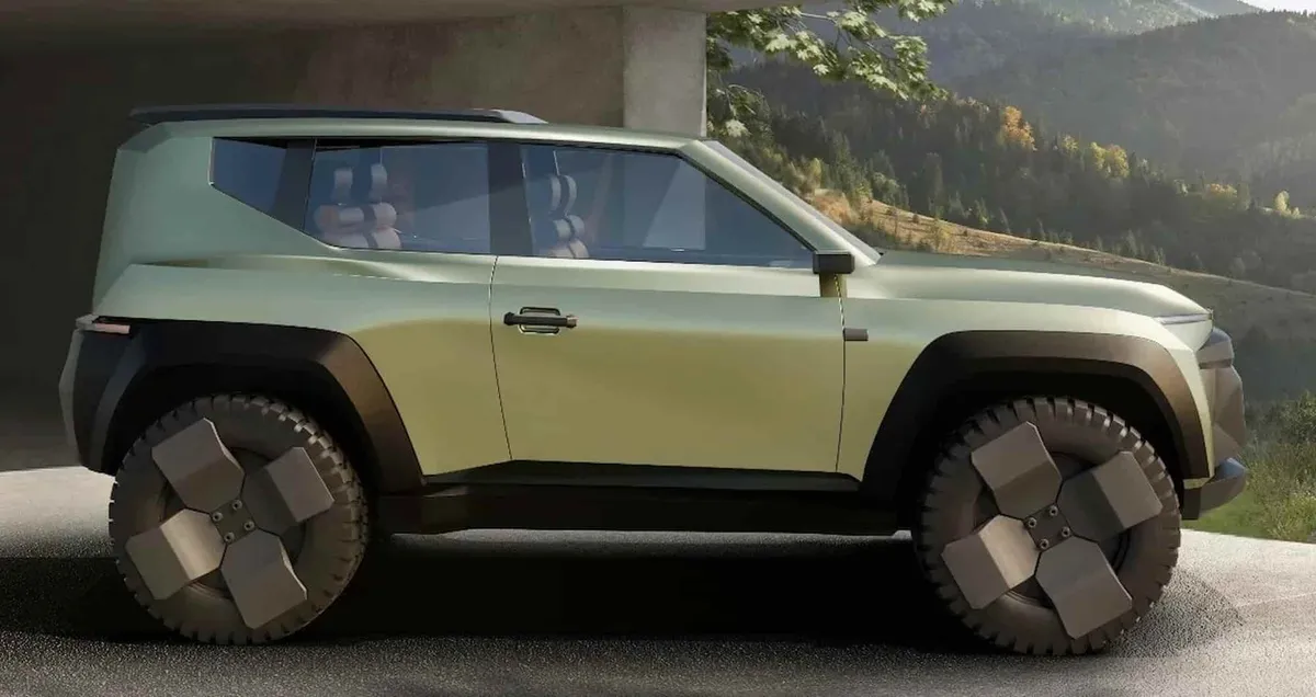 Speculatief render van de nieuwe Nissan Terrano