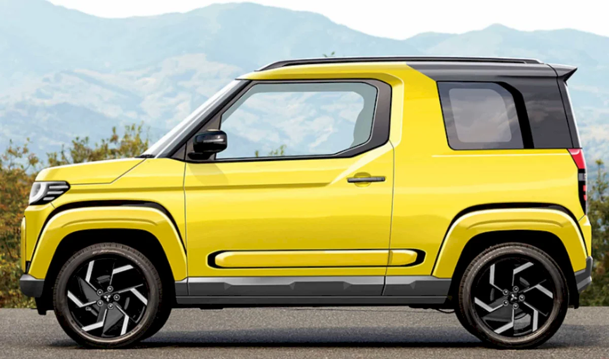 New generation Mitsubishi Pajero Mini (rendering)