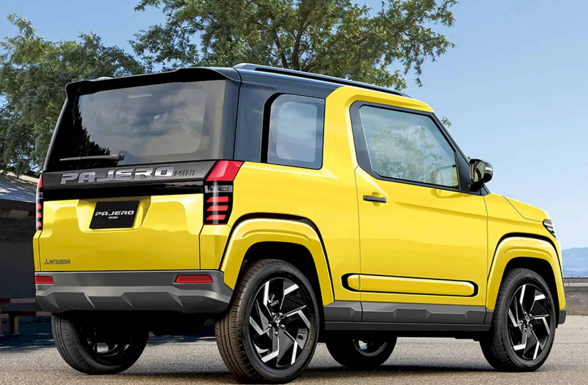 New generation Mitsubishi Pajero Mini (rendering)