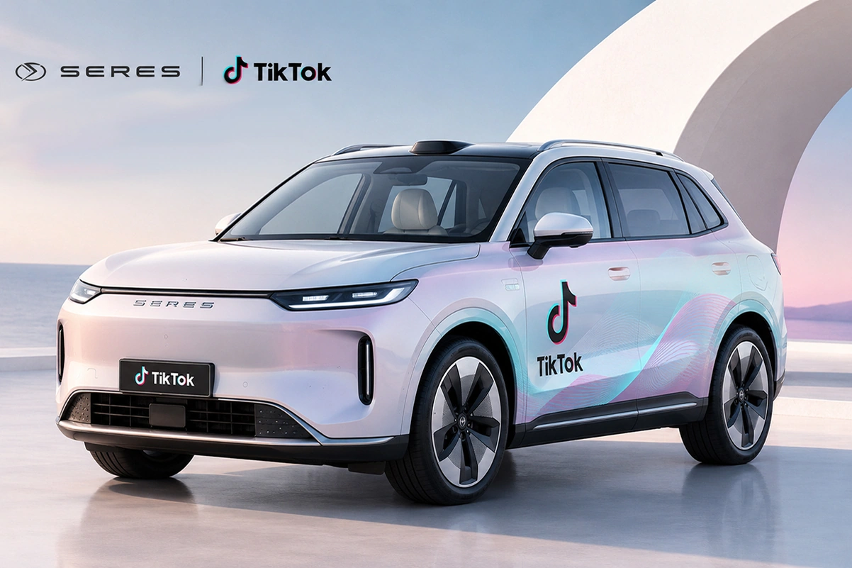 AI render of a TikTok car